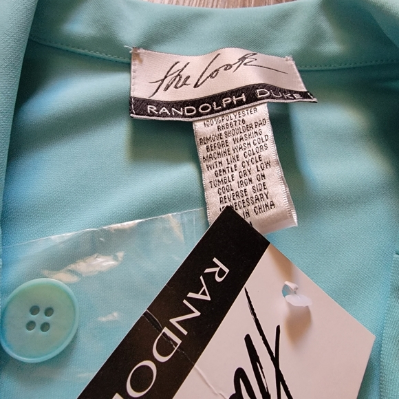 Casual Vintage Blazer Jacket Eggshell Blue Y2k - Picture 9 of 11